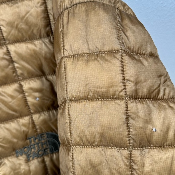 The North Face Men's Thermoball Puffer Full Zip Jacket Dijon Brown / Gold - XXL - Picture 8 of 9